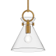 A thumbnail of the Alora Lighting PD412511 Aged Gold / Clear Glass