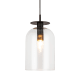 A thumbnail of the Alora Lighting PD515408 Matte Black / Clear Glass