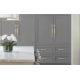 A thumbnail of the Amerock BP29367 Amerock-BP29367-Golden Champagne on Gray Cabinets