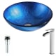 A thumbnail of the Anzzi LSAZ027-097 Lustrous Blue / Brushed Nickel