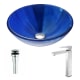 A thumbnail of the Anzzi LSAZ051-096 Lustrous Blue / Brushed Nickel