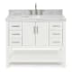 A thumbnail of the Ariel S043SCWOVO White / Carrara White Top