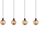 A thumbnail of the Artcraft Lighting AC11874 Black / Brushed Brass / Amber