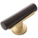 A thumbnail of the Belwith Keeler B077041 Brushed Golden Brass and Matte Black