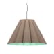 A thumbnail of the Bruck Lighting WEPLOR/80/LE26/PBK Grey Oak / Light Petrol