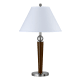 A thumbnail of the Cal Lighting LA-8005NS-2R Brushed Steel / Wood