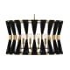 A thumbnail of the Capital Lighting 341161 Black Rope / Patinaed Brass