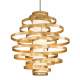 A thumbnail of the Corbett Lighting 225-76 Gold Leaf with Polished Stainless Accents
