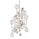 A thumbnail of the Corbett Lighting 241-012 Silver Leaf / Polished Chrome
