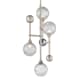 A thumbnail of the Corbett Lighting 241-44 Silver Leaf / Polished Chrome