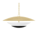 A thumbnail of the Corbett Lighting 413-26 Vintage Gold Leaf / Soft Black