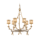 A thumbnail of the Corbett Lighting 66-06 Gold / Silver Leaf Finish