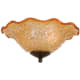 A thumbnail of the Craftmade LKE307CFL Amber Distressed Scalloped Glass