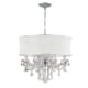 A thumbnail of the Crystorama Lighting Group 4489-SMW-CLQ Polished Chrome