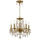 A thumbnail of the Crystorama Lighting Group 5545-CL-SAQ Aged Brass