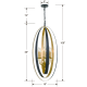 A thumbnail of the Crystorama Lighting Group 597 Dimensional Drawing