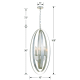 A thumbnail of the Crystorama Lighting Group 597 Dimensional Drawing