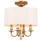 A thumbnail of the Crystorama Lighting Group 8704-CEILING Aged Brass