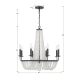 A thumbnail of the Crystorama Lighting Group BLA-10668 Dimensional Drawing