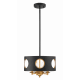 A thumbnail of the Crystorama Lighting Group ODE-700 Black / Antique Gold