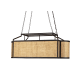 A thumbnail of the Currey and Company 9094 Black / Natural Burlap