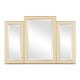 A thumbnail of the Currey and Company 1000-0105 Ivory / Brushed Brass / Mirror