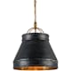 A thumbnail of the Currey and Company 9868 French Black / Pyrite Bronze