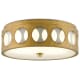 A thumbnail of the Currey and Company 9999-0019 Brass / White Opaque Glass