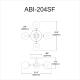 A thumbnail of the Dainolite ABI-204SF-CLR Alternate Image