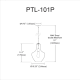 A thumbnail of the Dainolite PTL-101P Alternate Image