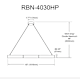 A thumbnail of the Dainolite RBN-4030HP Alternate Image