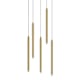 A thumbnail of the Dainolite SNY-1815LEDP Aged Brass / White