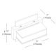 A thumbnail of the Dainolite VLD-215-1W Alternate Image