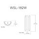A thumbnail of the Dainolite WSL-182W Alternate Image