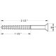 A thumbnail of the Deltana SCWB1225 Screw Line Drawing