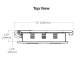 A thumbnail of the Docking Drawer 2012-266 Blade Duo Top View Line Drawing