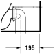 A thumbnail of the Duravit 012809 Technical Drawing 6