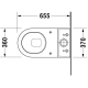 A thumbnail of the Duravit 012809 Technical Drawing 1