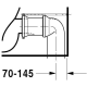 A thumbnail of the Duravit 017009 Technical Drawing 6