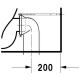A thumbnail of the Duravit 017009 Technical Drawing 7