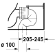 A thumbnail of the Duravit 017009 Technical Drawing 10