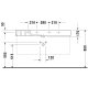 A thumbnail of the Duravit 032912 Technical Drawing 3
