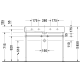 A thumbnail of the Duravit 003067 Technical Drawing 1