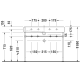 A thumbnail of the Duravit 003067 Technical Drawing 2