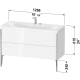 A thumbnail of the Duravit XV4712P-0HOLE Alternate View