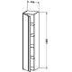 A thumbnail of the Duravit KT1255L Graphite Matt