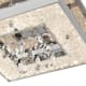 A thumbnail of the Elan Crushed Ice Square Flushmount - Warm White Elan Crushed Ice Square Flushmount - Warm White