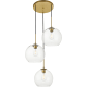 A thumbnail of the Elegant Lighting LD2214 Brass / Clear