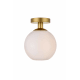 A thumbnail of the Elegant Lighting LD2205 Brass / Frosted White