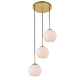 A thumbnail of the Elegant Lighting LD2209 Brass / Frosted White